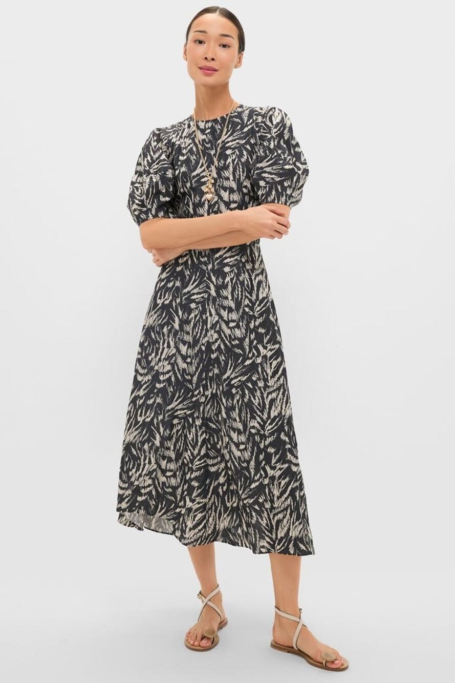 Tuckernuck Animal Midnight Bettina Maxi in Abstract Animal Midnight - 6